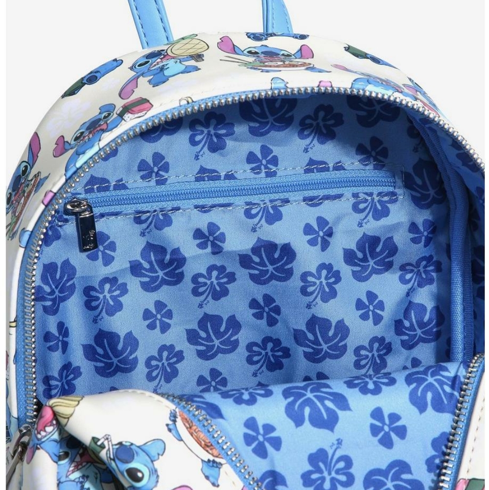 NWT Loungefly Lilo and Stitch Foodie mini backpack and cardholder - Picture 11 of 16